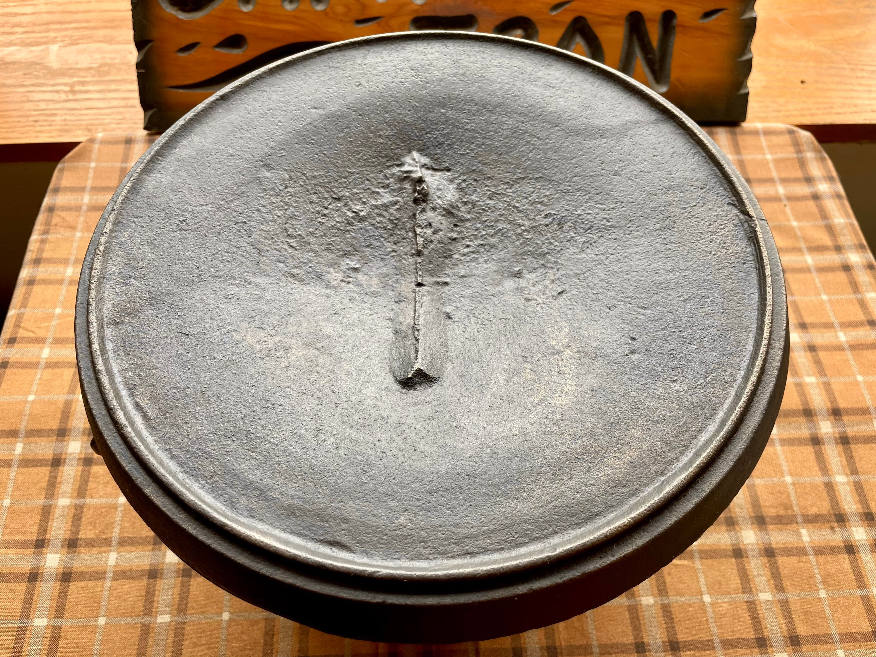 RARE! Dixie Foundry #10 Cast Iron Camp Oven - Etsy RARE! Dixie Foundry #10 Cast Iron Camp Oven - Etsy