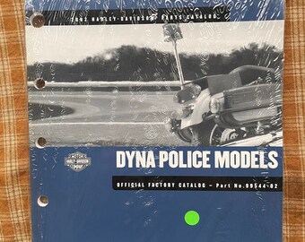2002 Harley Davidson Police Motorcycle Parts Catalog NOS