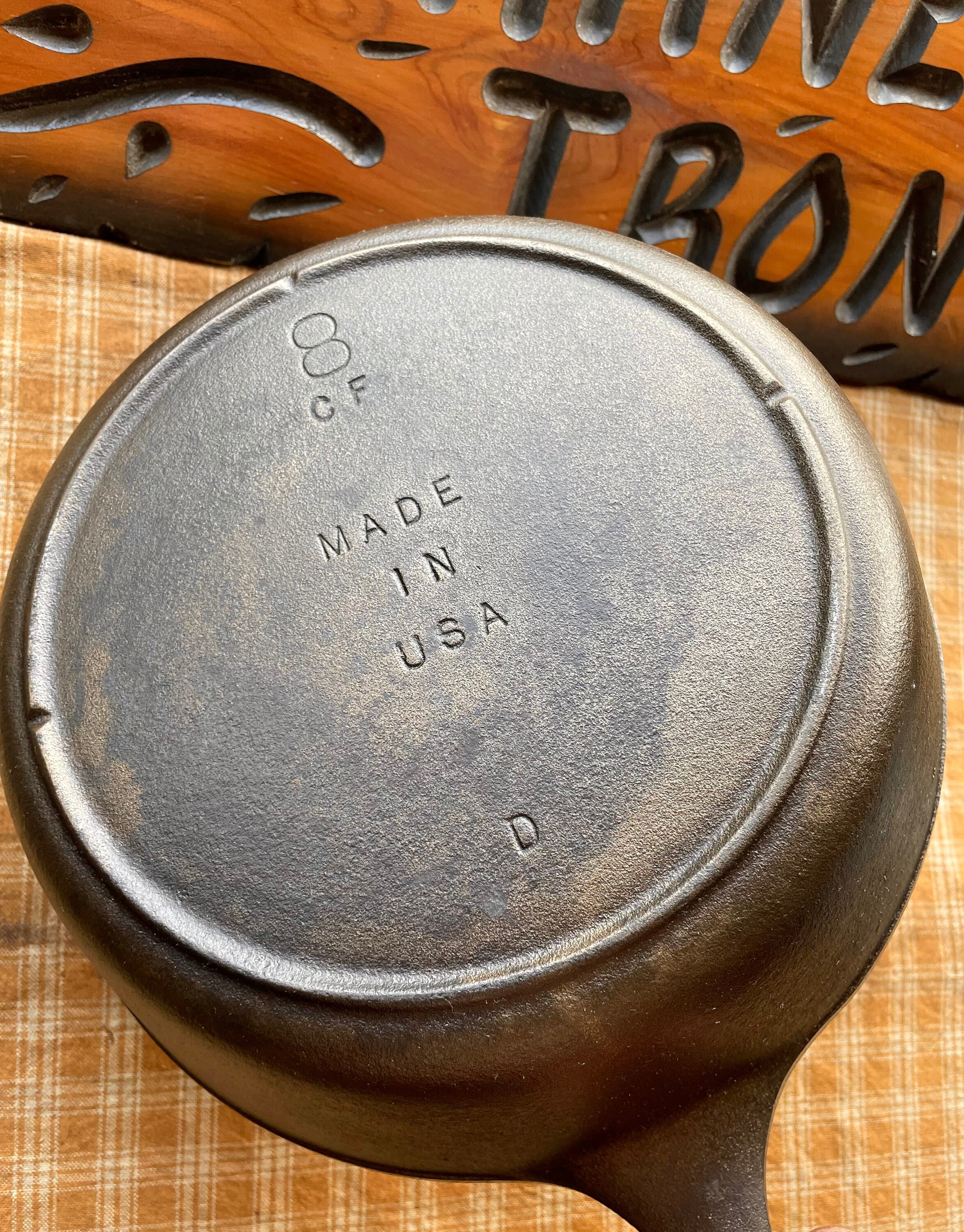 Vintage Lodge 8 Cast Iron Chicken Fryer/deep Skillet MIU -  Israel