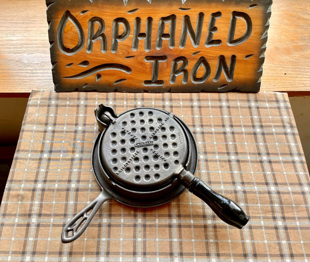 WOW Rare Kwikbake Low Base Waffle Iron Etsy