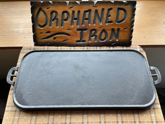 Plancha larga de hierro fundido Pre Griswold Erie 8 Etsy Mexico