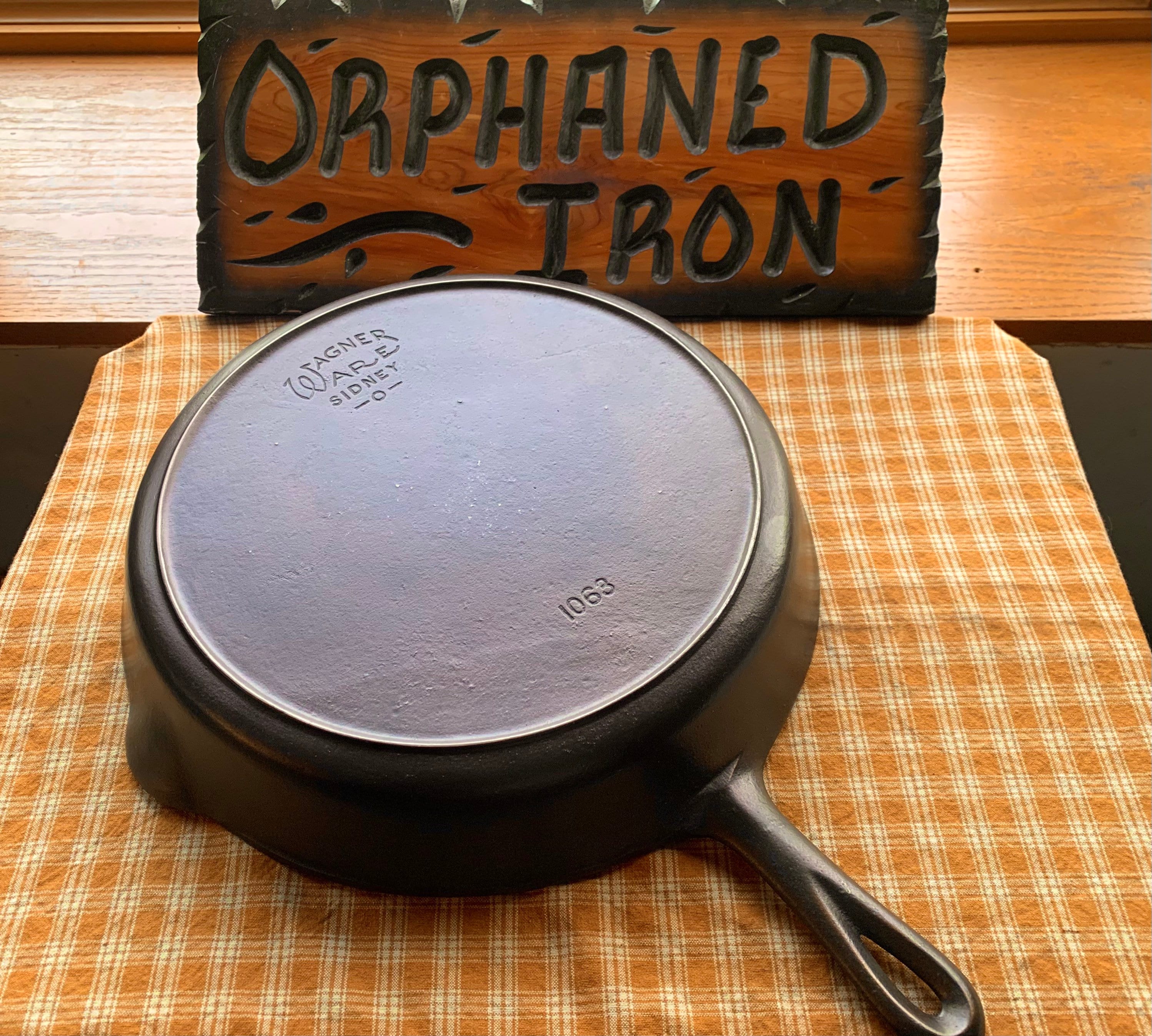 Wow! Wagner #13 Stylized Logo Cast Iron Skillet - Etsy