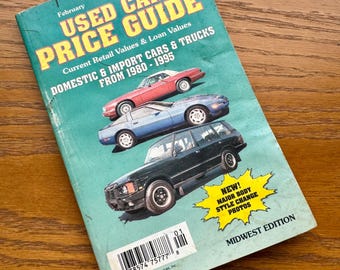 1980-1995 Domestic and Import Used Car Price Guide Manual