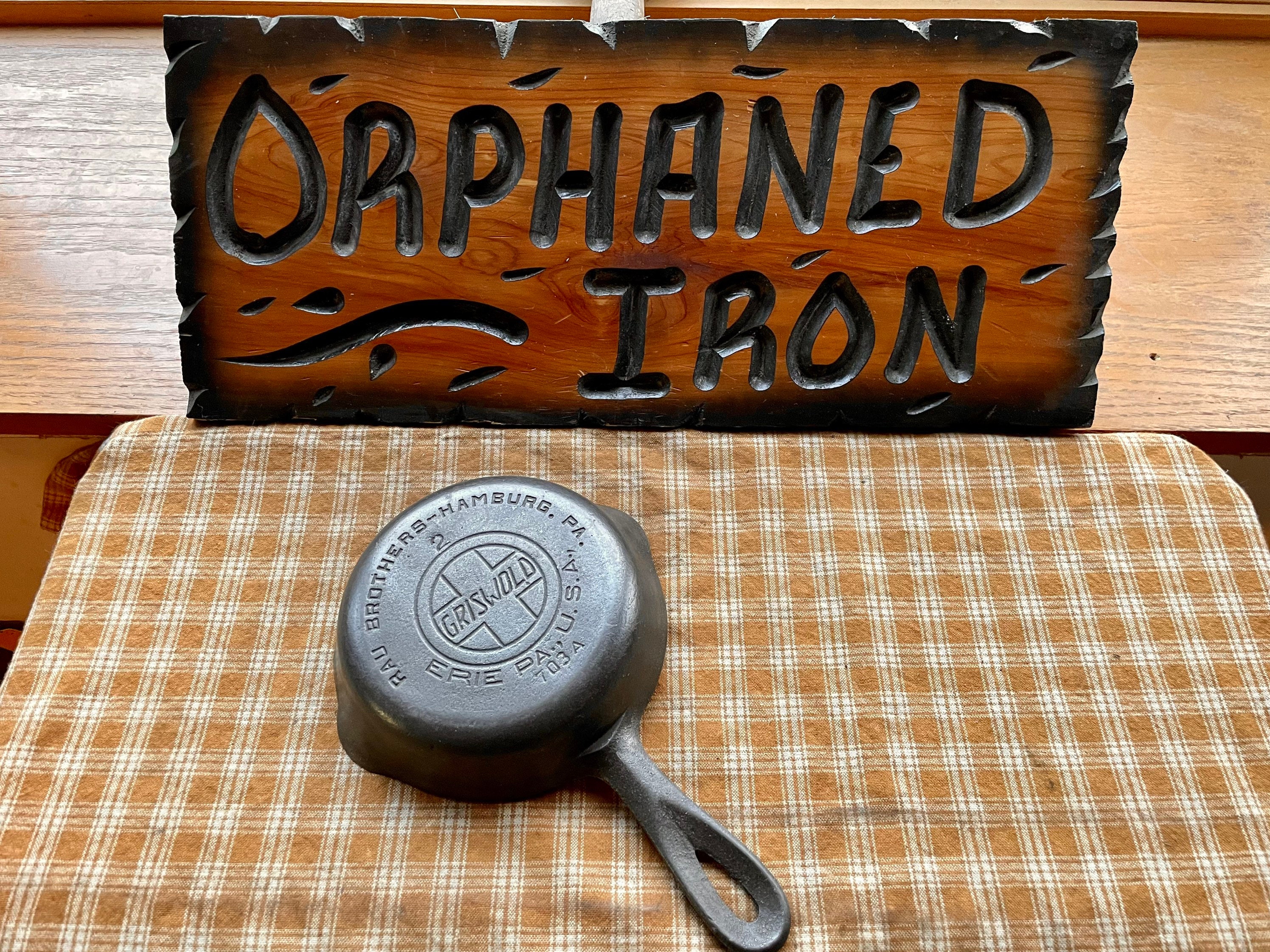 みー出品 WOW! Griswold #2 Rau Brothers Advertising Skillet - Etsy 日本