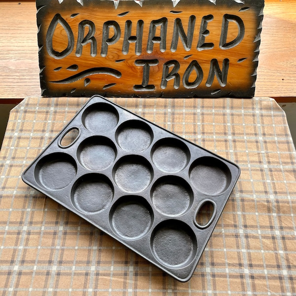 Antique Cast Iron Muffin Pans Etsy