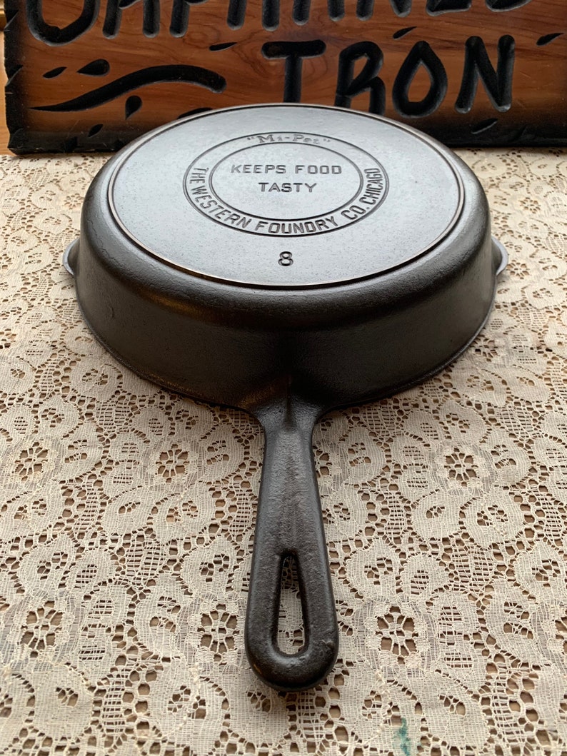 Western Foundry Mi-Pet 8 Cast Iron Skillet | Etsy