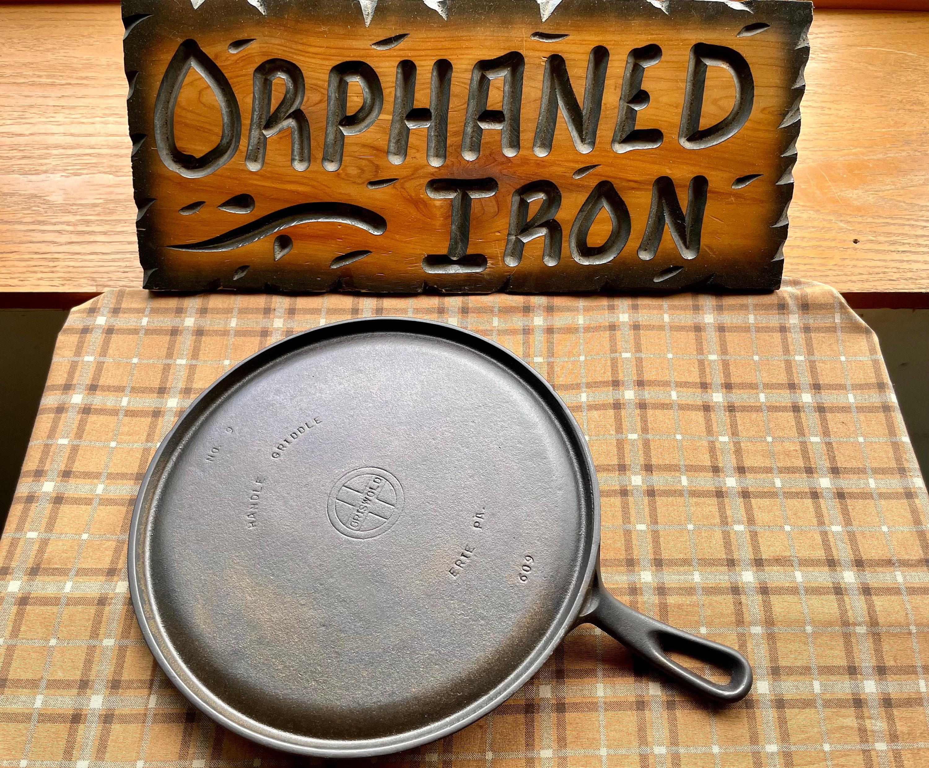 Vintage Griswold #9 Cast Iron Griddle – Mimi's Attic Ithaca