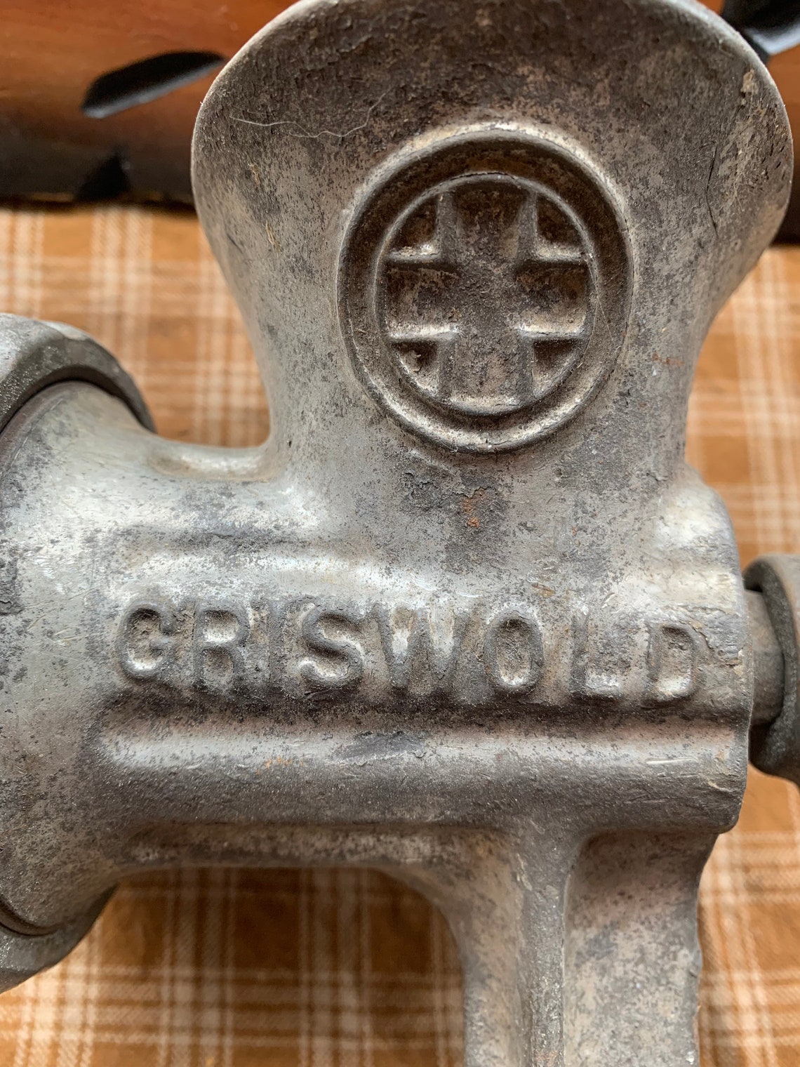 Griswold Cast Iron Meat Grinder Etsy