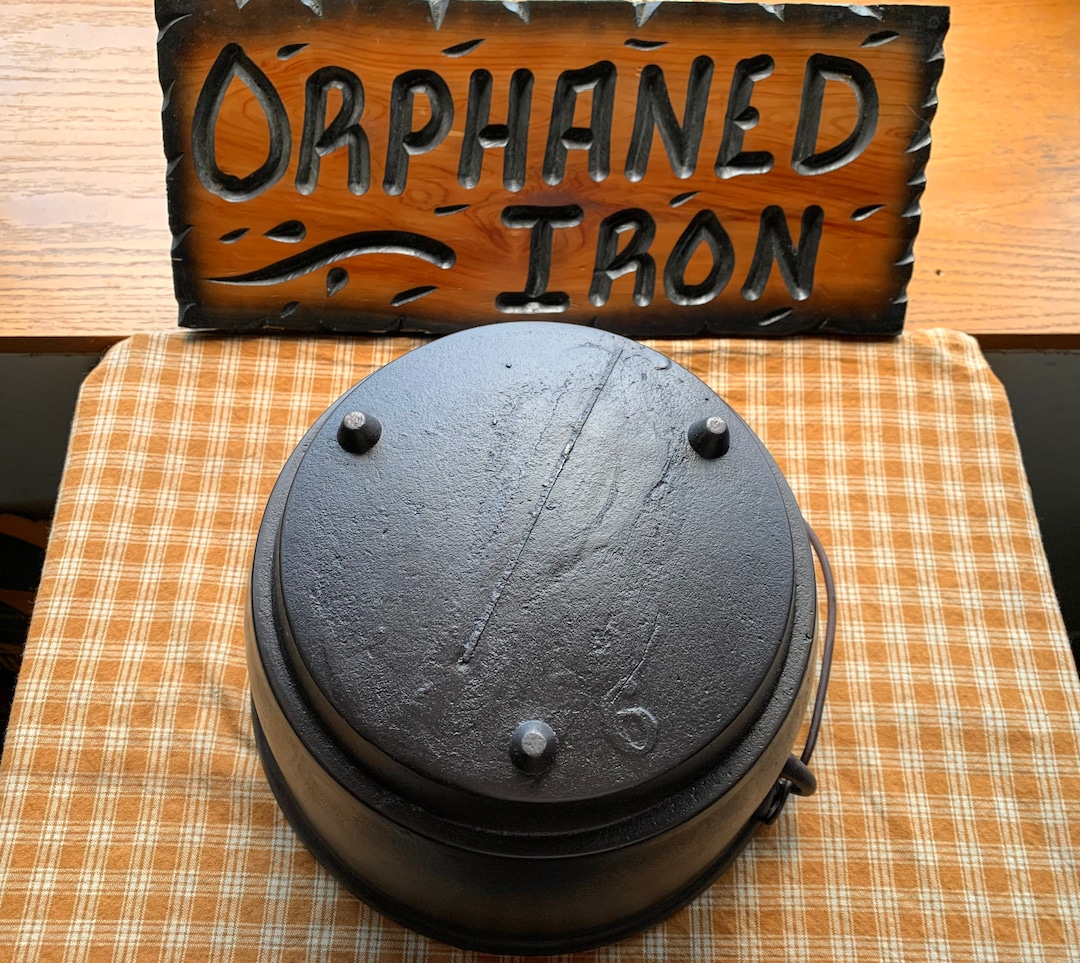 1800s Large Cast Iron Kettle Pot Etsy