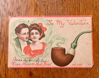 Vintage American 1910 Valentine Post Card