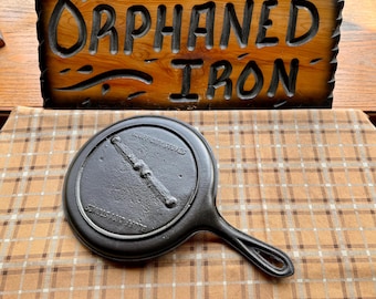 Rare! Bluff City Stoves 1800’s #7 Gatemarked Cast Iron Griddle