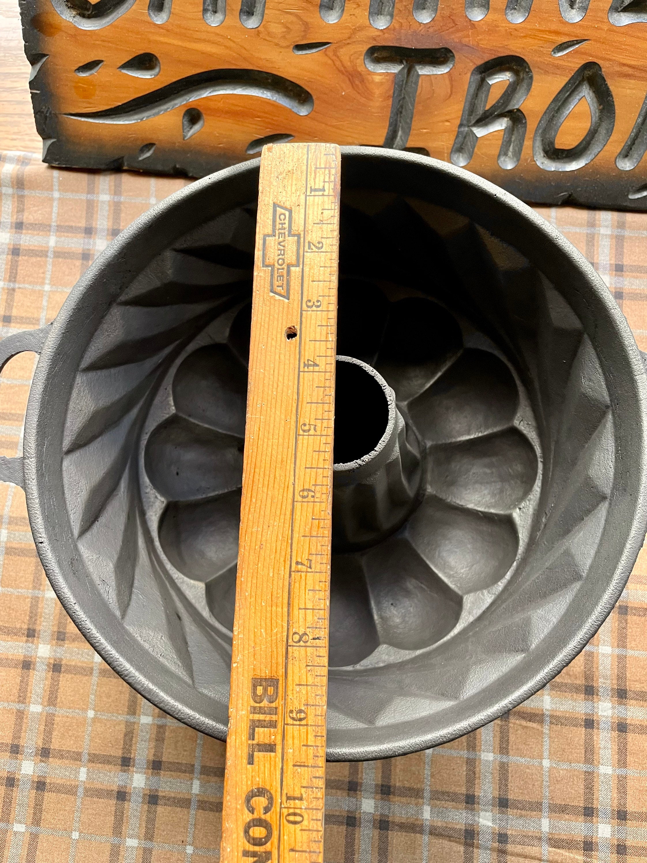 Rare 1800s Gatemarked Cast Iron Bundt Pan Etsy