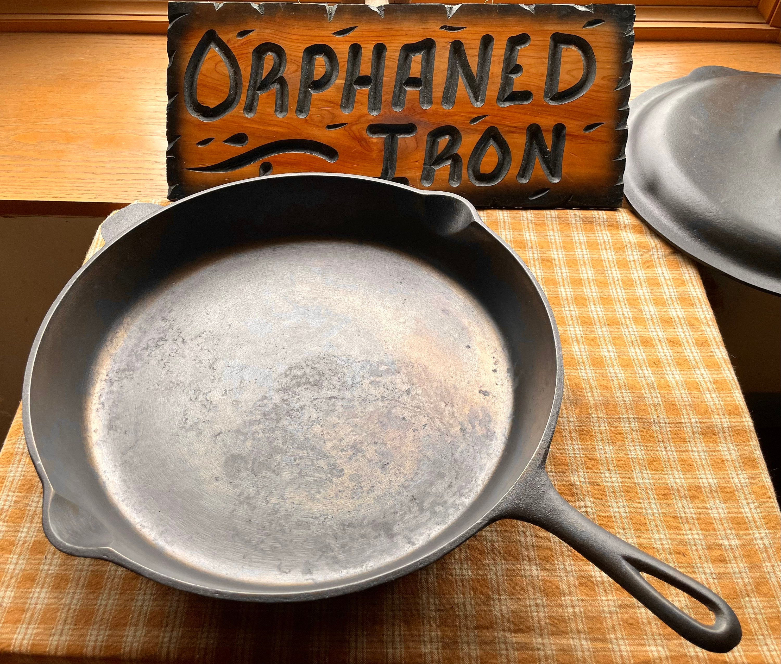 Rare Lodge 14 Skillet With Basting Lid 