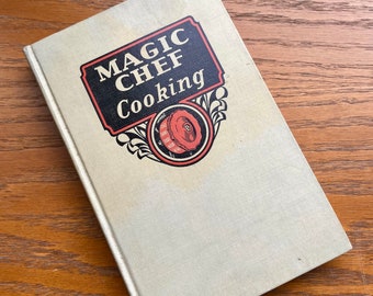 Vintages zauberhaftes Koch-Rezept-Kochbuch