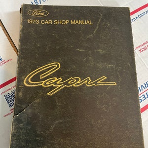 1973 Ford Capri Shop Service Manual