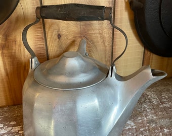 Vintage Aluminum Wagner Colonial Tea Kettle - Etsy