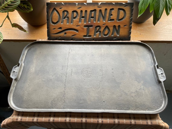 Rare Griswold Small Block Logo 11 Long Griddle Etsy
