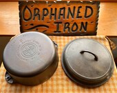 Griswold 8 Large Block Dutch Oven with Clean EZ Lid