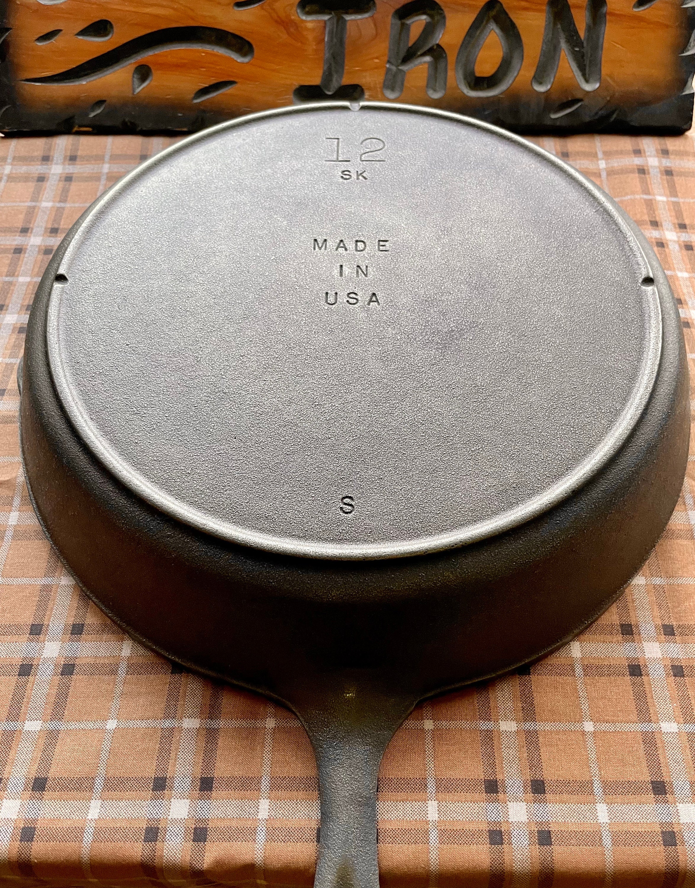 Rare AB&I 15 Cast Iron Milled Bottom Skillet 