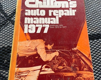 1977 Chilton’s Tune Up Guide Car Shop Service Auto Repair Manual