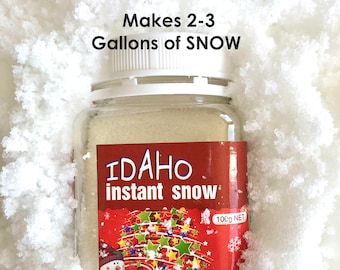 Instant Snow Powder: Makes 2-3 Gallons, Sensory Play, Christmas Village