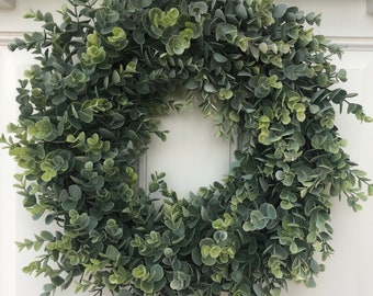 NC Simulation Eucalyptus Wreath Decoration Venue Layout Props Wreath Grass Ring Decoration Door Knocker Pendant NC Simulation Eucalyptus Wreath Decoration Venue Layout Props Wreath Grass Ring Decoration Door Knocker Pendant