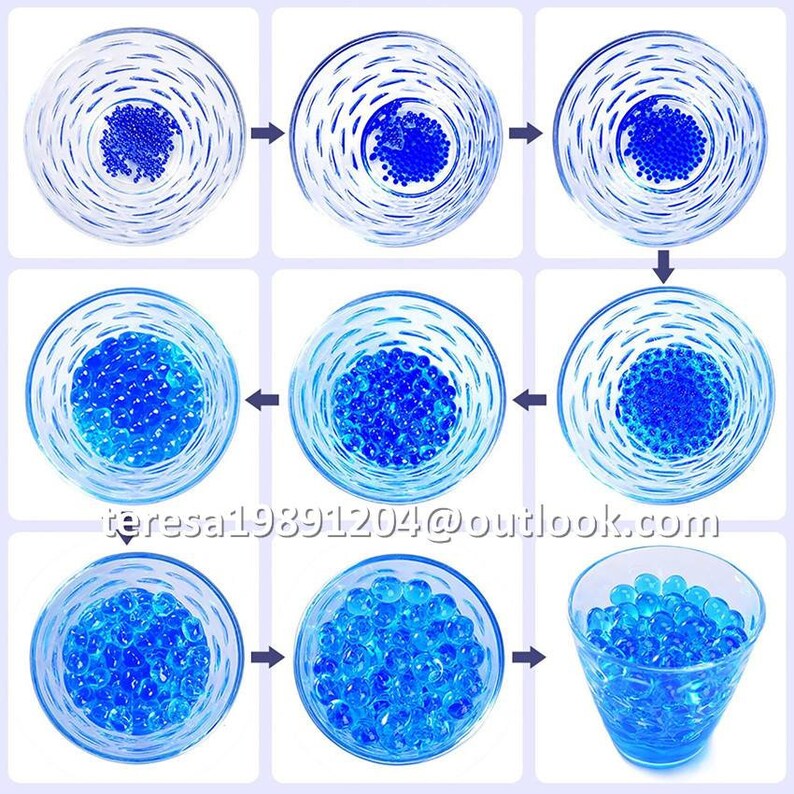 250000 1LB Water Beads Bulkorbeezorbiessummer Etsy