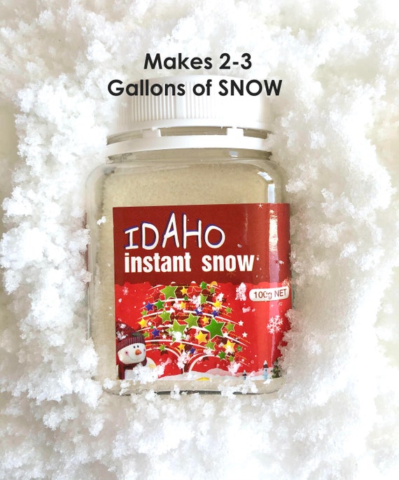 Instant Snow Powder,fake Snow,idaho Snow,christmas Village,sensory  Play,touch Therapy,cloud Slime,artificial Snow,snowflakes,science Project 