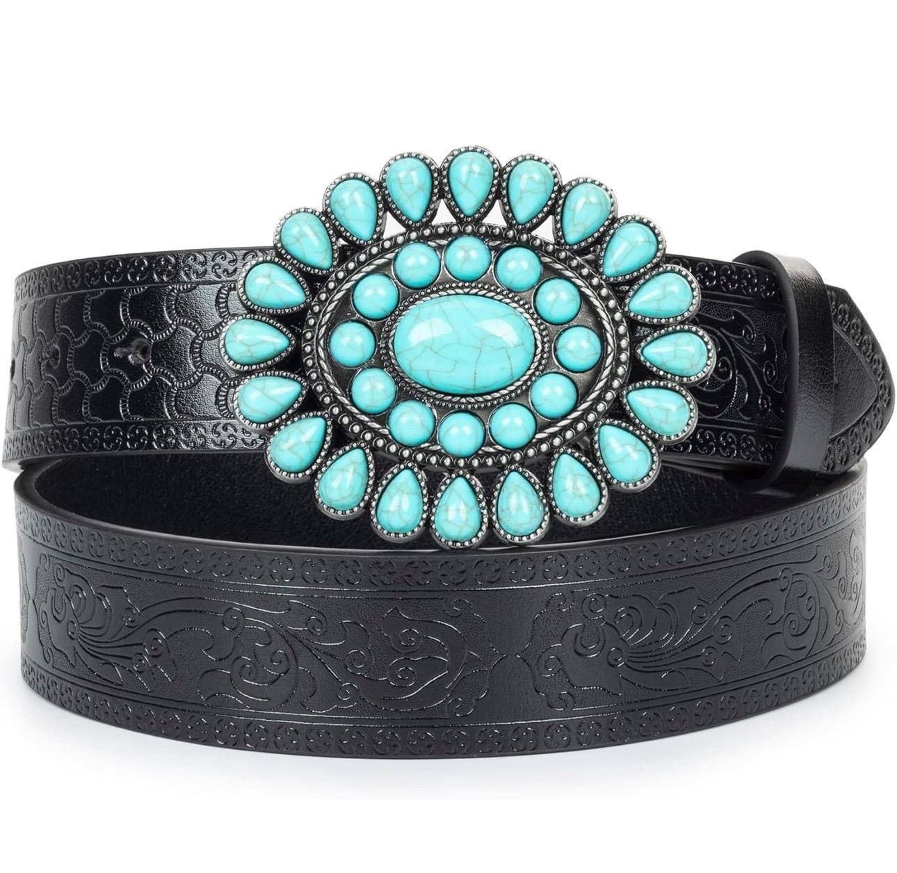 2369 Women Rhinestone Belt Western Cowgirl Cowboy Belts Bling Diamond Waist Men Women Rhinestone Belt Western Cowboy Cowgirl Shine  main image 2