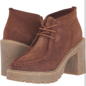 Lucky Brand Women&#39;s Hollia Lace-up Bootie Ankle Boot