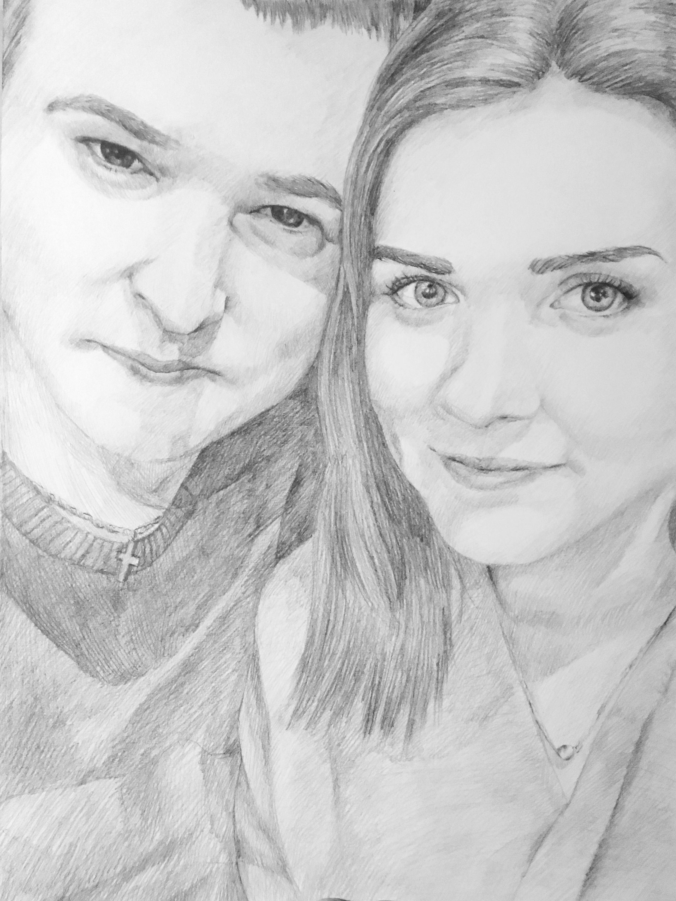 Portraits to order black and white and color Etsy