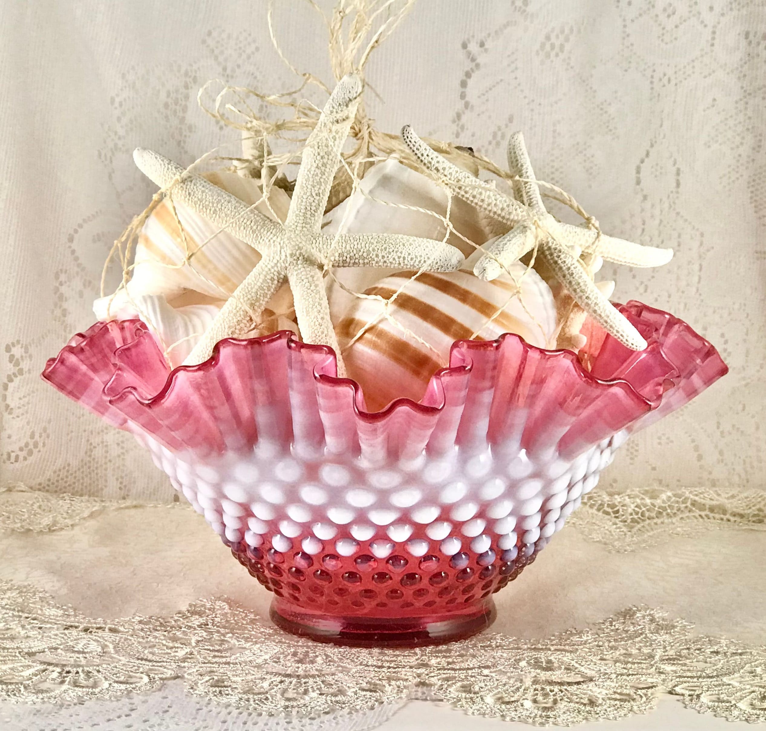 フェントン クランベリーホブネイルオパルセント フリルエッジ ラージ