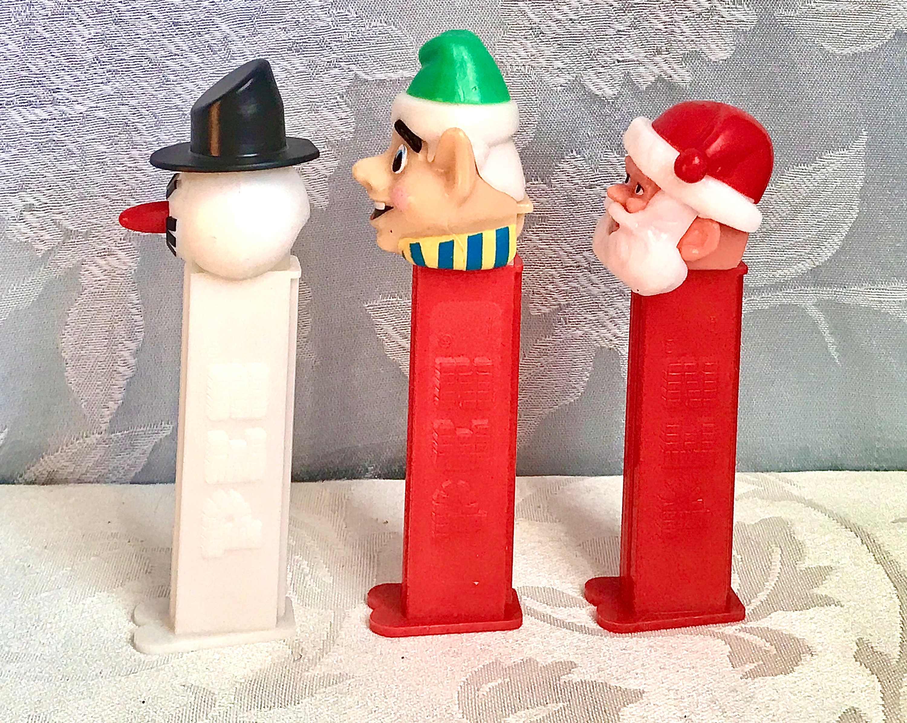 Christmas Pez Dispensers Santa Elf & Frosty the Snowman Etsy UK