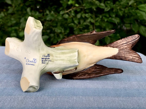 ゲーベル社製鳥の置物、色鮮やかな手描き、西ドイツ製磁器、マントル 