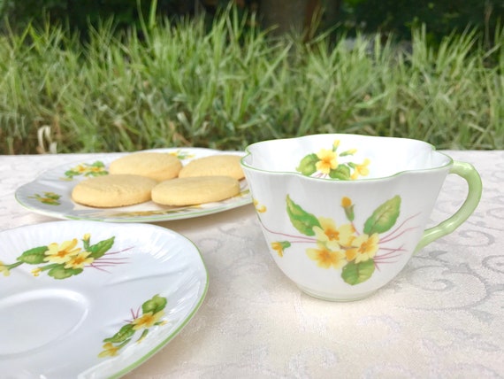 シェリー プリムローズ カップ&ソーサー Shelley "Primrose" 13430