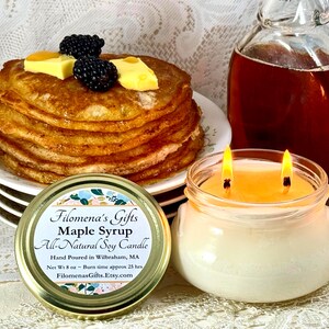 Handmade Premium Candle, 100% Soy Wax, Custom Blended Non-Toxic Fragrance & Essential Oils, Lidded Glass Jar, 2 Cotton Wicks, 5 Fall Scents