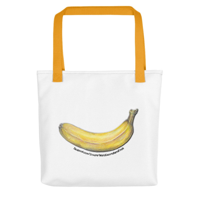 Purse banana for scaleTote bag