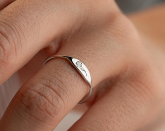 Custom Birthflower Ring