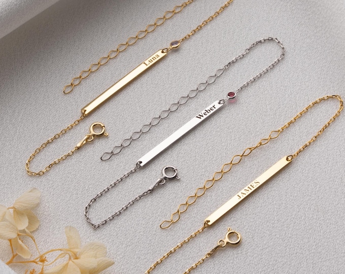 Name Bar Bracelet
