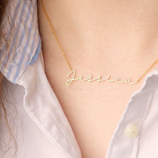 Best Personalized Gift - Signature Name Necklace - Handwriting Necklace - Best Gift For Her - Personalized Bracelet