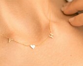 Personalized Necklace - Name Necklace - Custom Initial - Girl Necklace - Wife Necklace - Mom Gifts - Birthday Gift - Girlfriend Gift