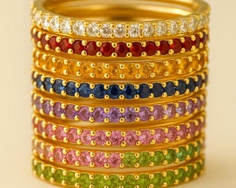 Stackable Birthstone Ring