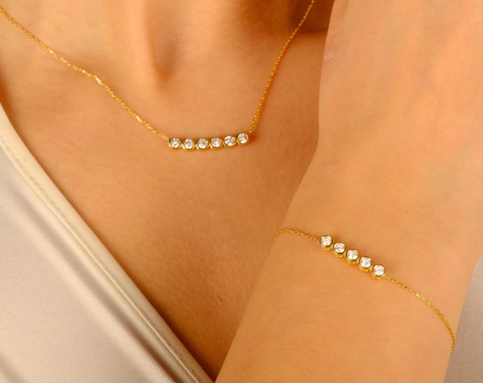 Personalized Diamond Birthstone Bracelets, Custom Family Jewelry, Unique Gifts for Mothers, Christmas Gift, Gift for Her,Valentines Day Gift