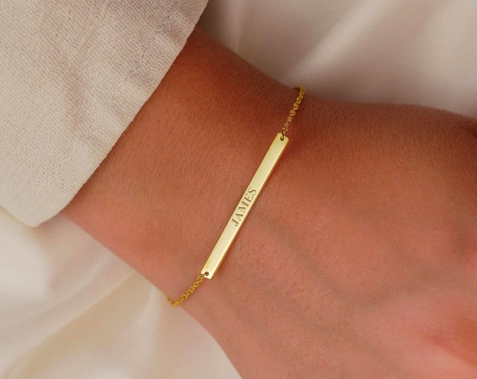 Name Bar Bracelet