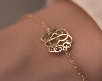Dainty Monogram Bracelet