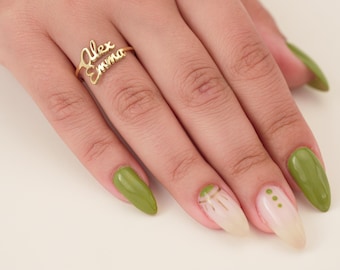 Double Name Ring