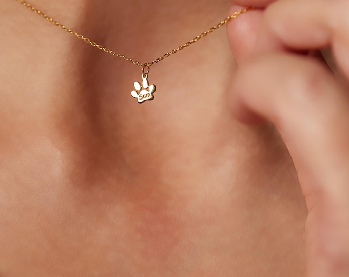 Paw Print Necklace