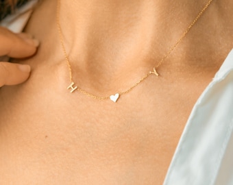 14K Gold Letter Necklace