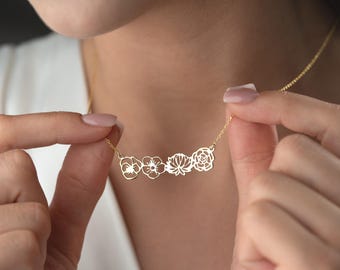 Birthflower Necklace