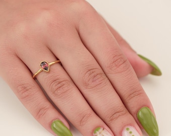 Marquise Birthstone Ring